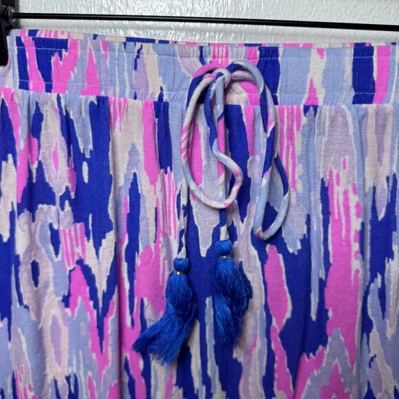 Lilly Pulitzer Womens Medium Palma Tube Top Tassel Drawstring Fringe Hem Beach - Picture 6 of 11